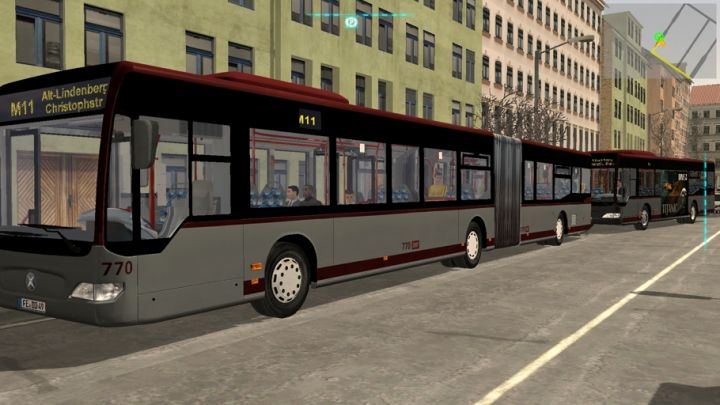 Mercedes citaro city bus simulator