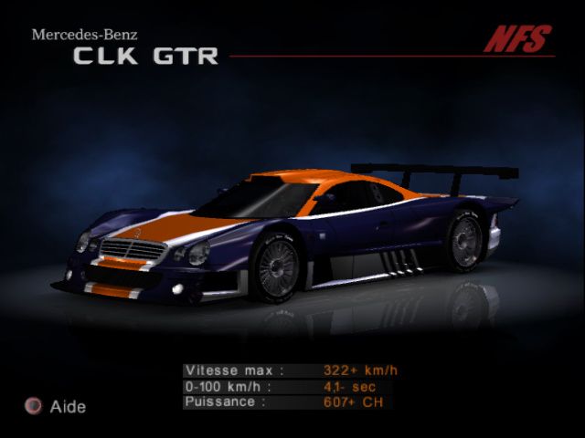 Need for Speed-2 Mercedes Benz CLK GTR