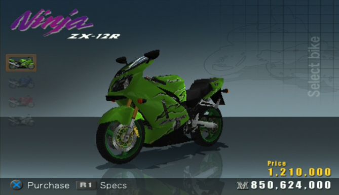 IGCD.net: Kawasaki Ninja ZX-12 R in RS II: Riding Spirits II