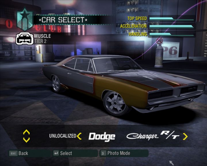 IGCD.net: Dodge Charger in Need for Speed: Carbon.