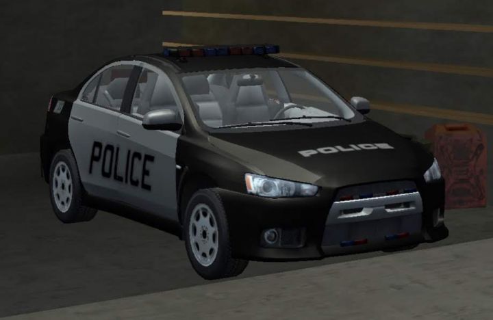 IGCD.net: Mitsubishi Lancer Evolution X in Police Cop Simulator. Gang Wars