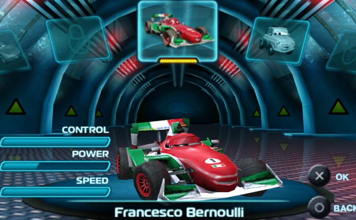 IGCD.net: Race Car Formula 1 in Cars 2: The Video Game (PSP)