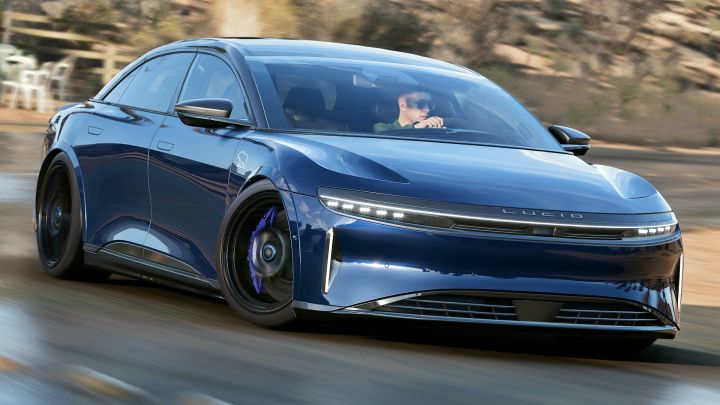 The Lucid Air Sapphire is coming to Forza Horizon 5 soon